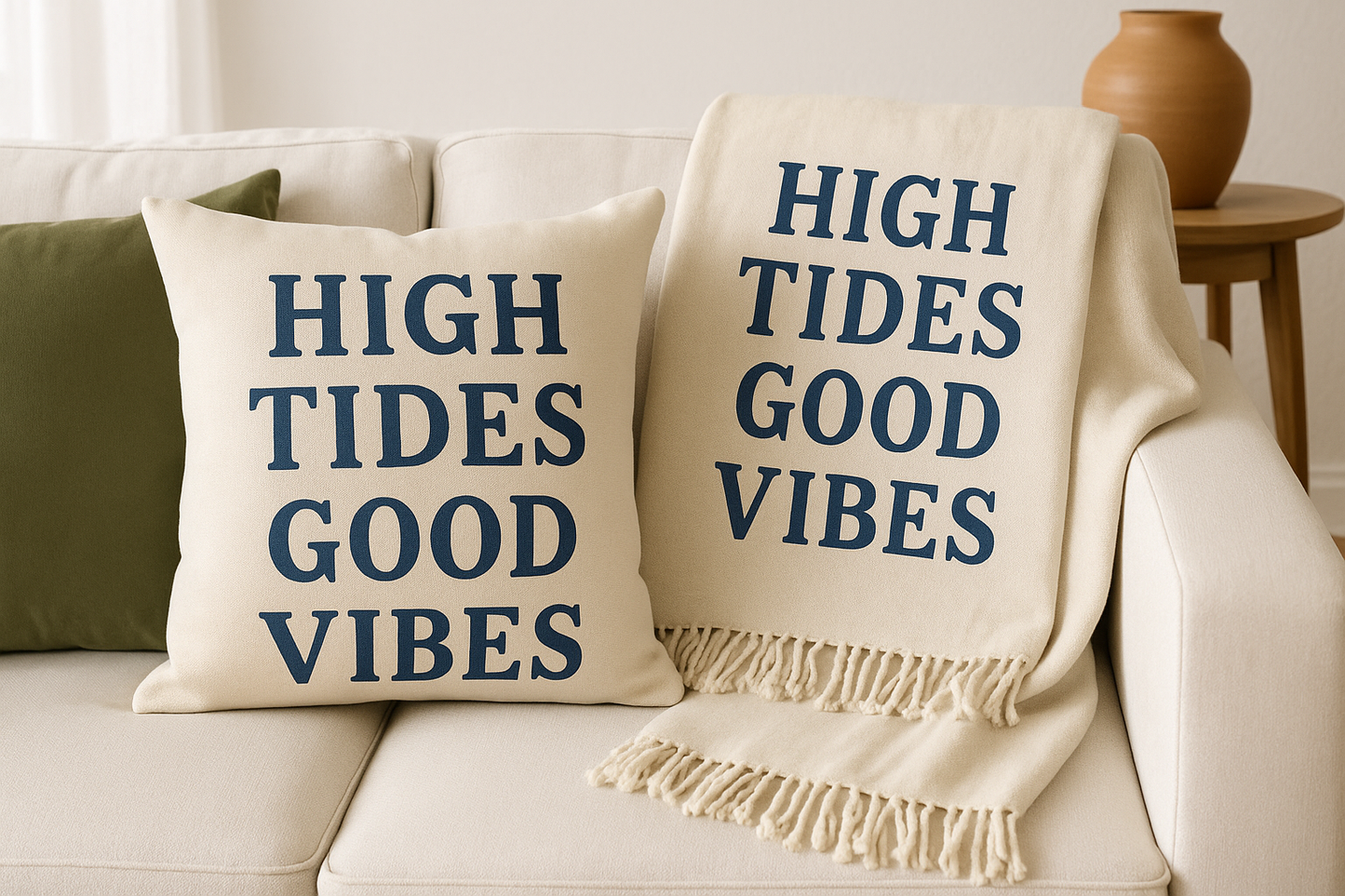 High Tides Good Vibes | Canvas Wall Art
