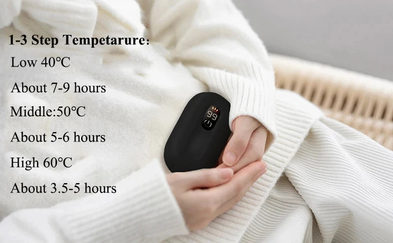 Xiaomi Magnetic Separation Hand Warmer Smart Digital Display With Three Adjustable Temperatures Portable Hand Warmer