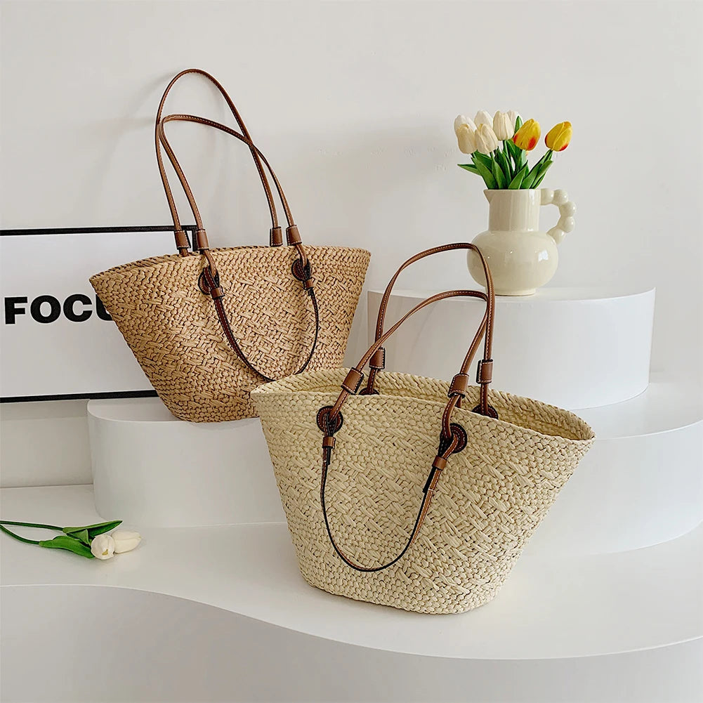 Chic Woven Tote for Women