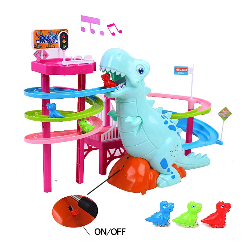 Dinosaur Stairs Paradise Slide Set