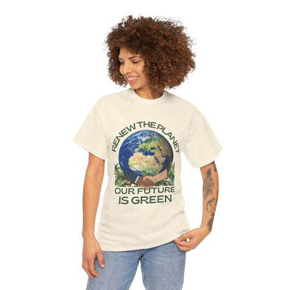 Renew The Planet - Unisex Cotton Tee