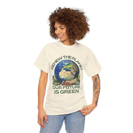 Renew The Planet - Unisex Cotton Tee