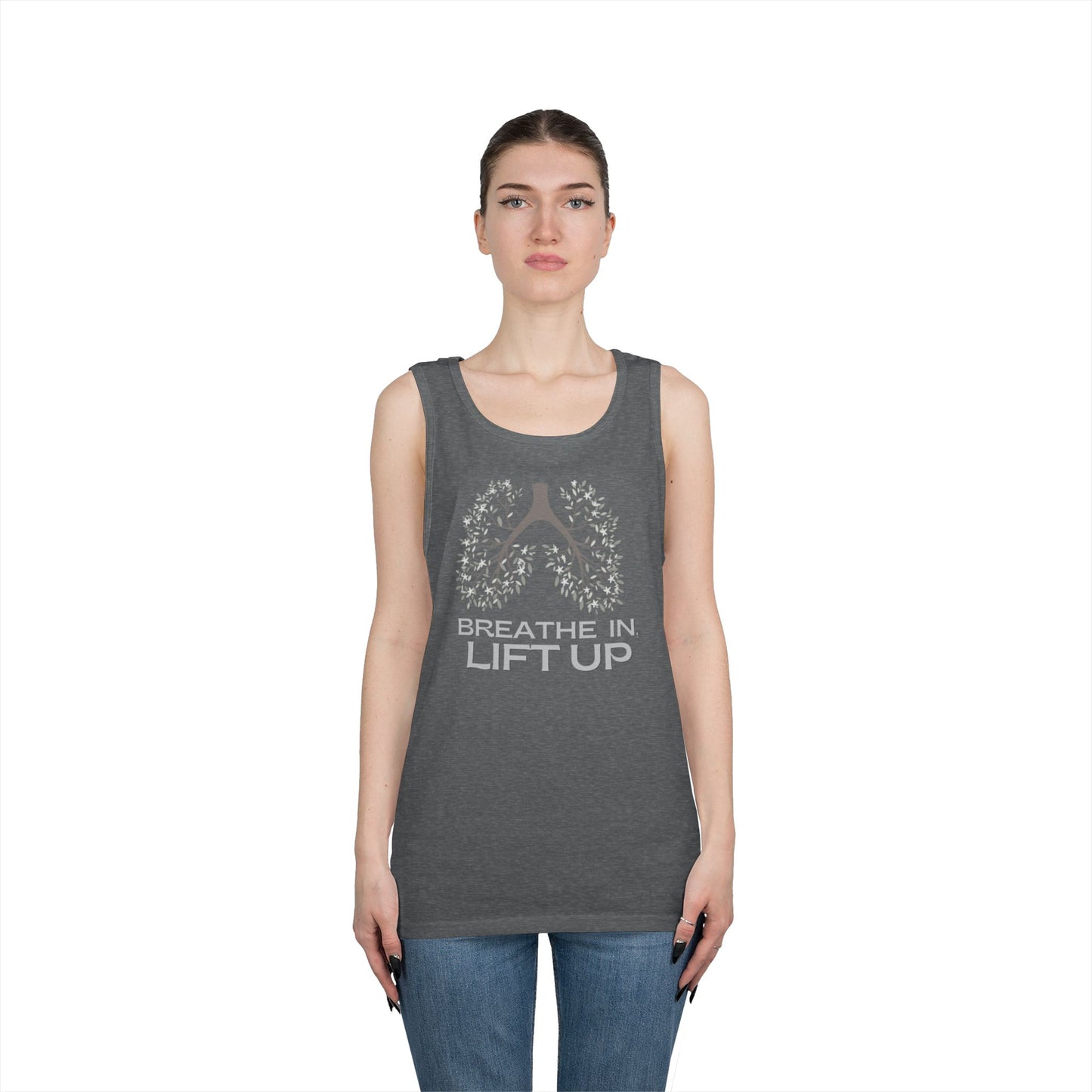 Breath In, Lift Up -   Unisex Tank