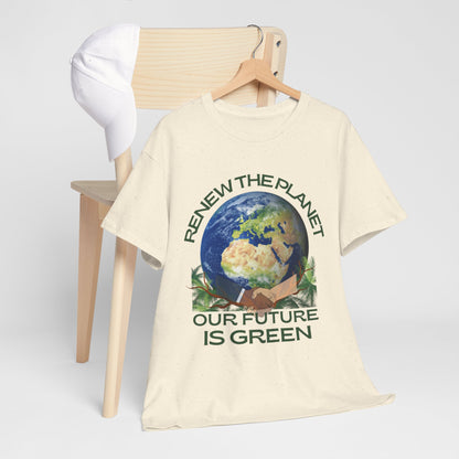 Renew The Planet - Unisex Cotton Tee