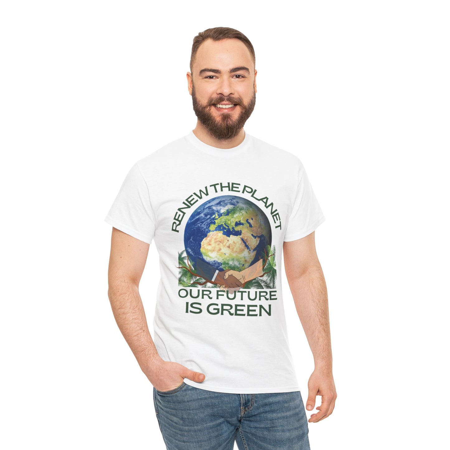 Renew The Planet - Unisex Cotton Tee