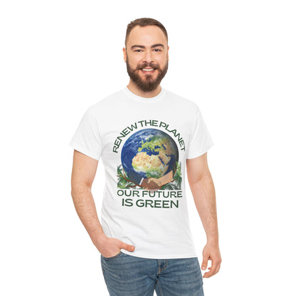 Renew The Planet - Unisex Cotton Tee