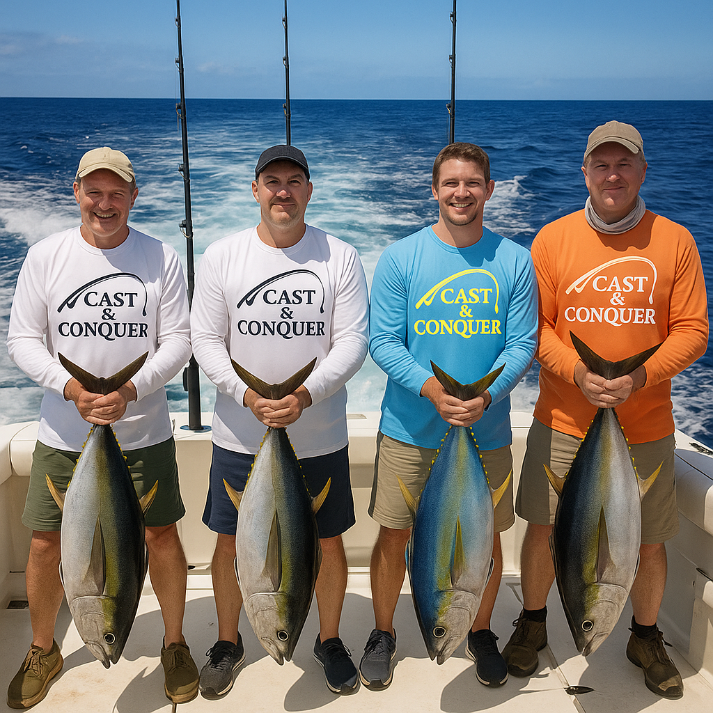 Cast & Conquer | Long Sleeve Moisture-Wicking Tee
