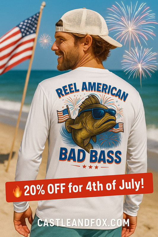 Reel American Bad Bass - 100% moisture-wicking