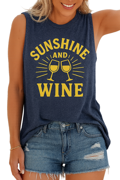 Sunshine and Wine | Ladies Tank