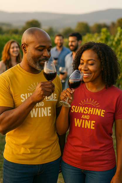 Sunshine and Wine | Unisex Short-Sleeve Tee