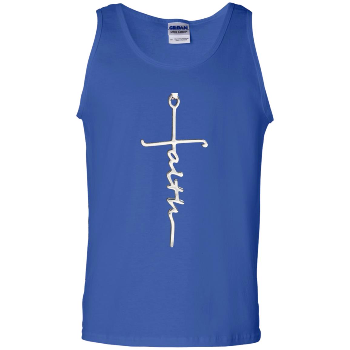 Faith Cross | Unisex Cotton Tank Top