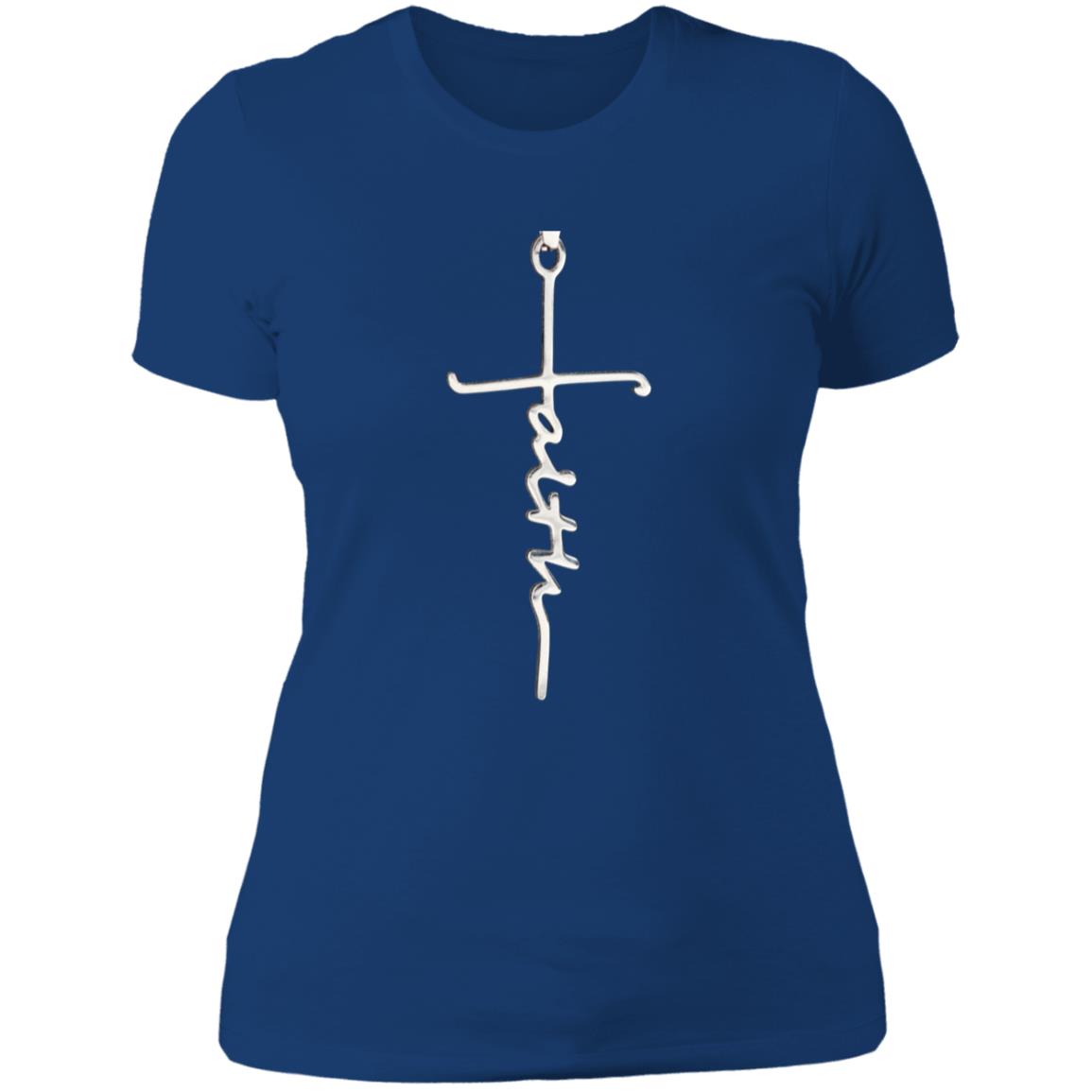 Ladies’ Faith Cross Tee Shirt | Mother's Day