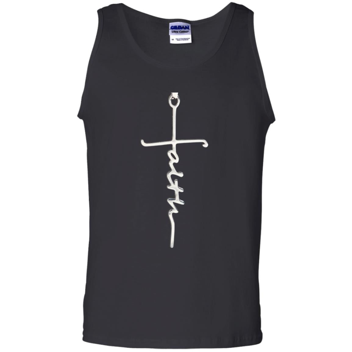 Faith Cross | Unisex Cotton Tank Top