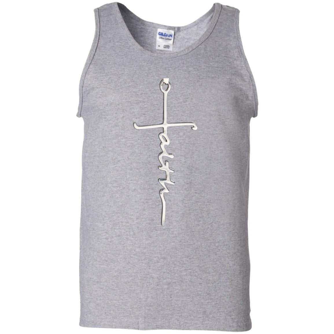 Faith Cross | Unisex Cotton Tank Top