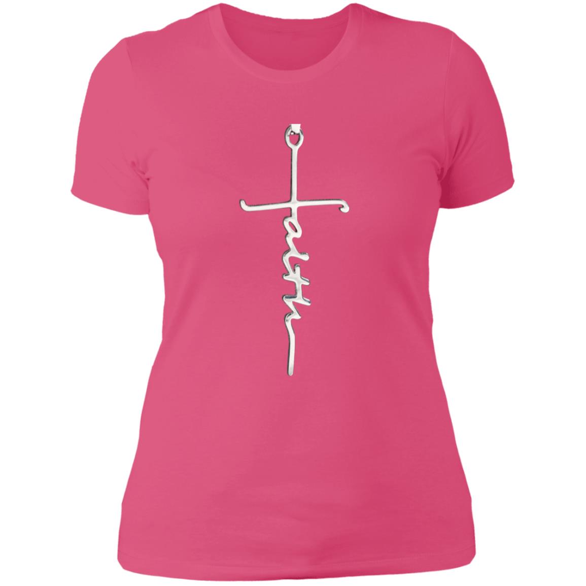 Ladies’ Faith Cross Tee Shirt | Mother's Day