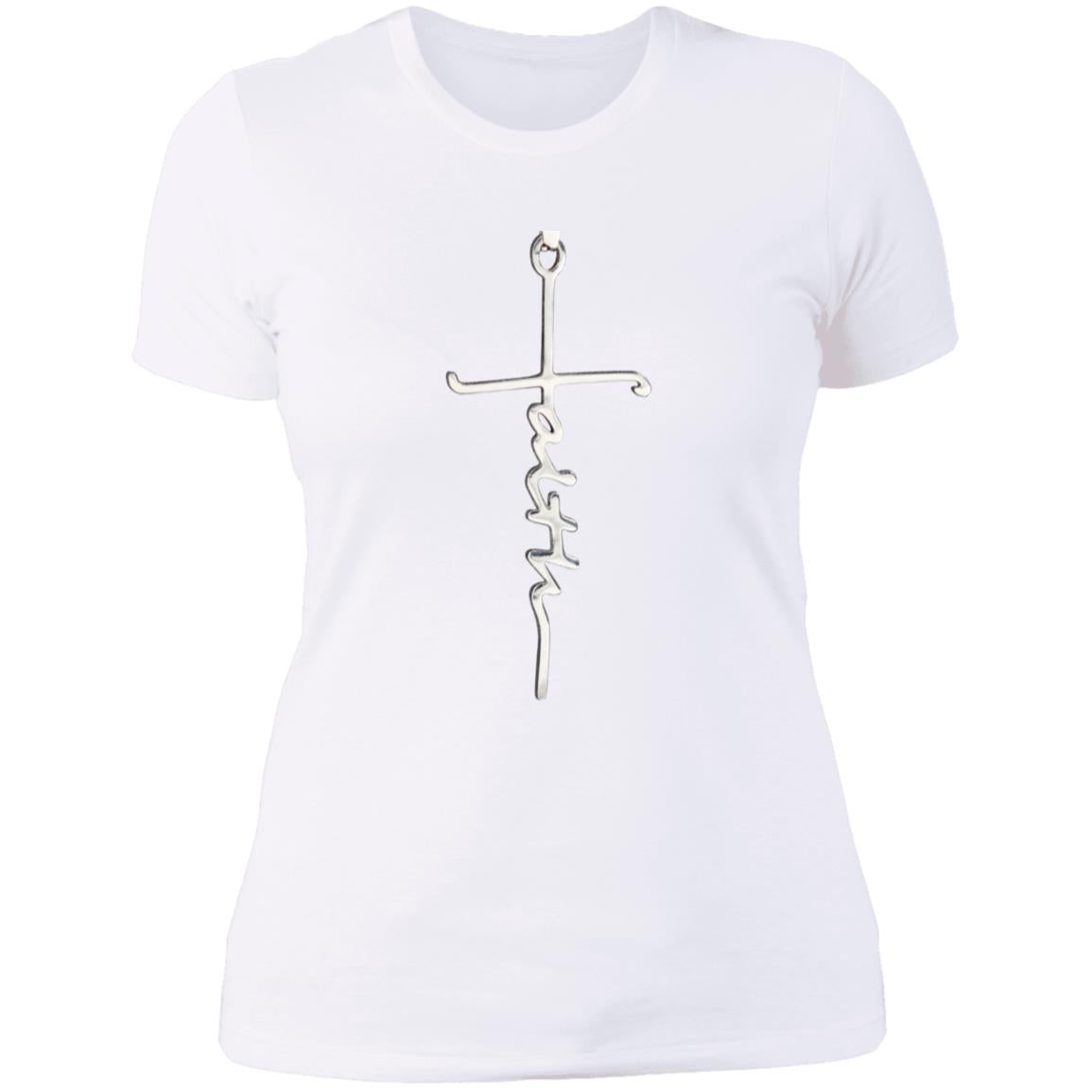 Ladies’ Faith Cross Tee Shirt | Mother's Day