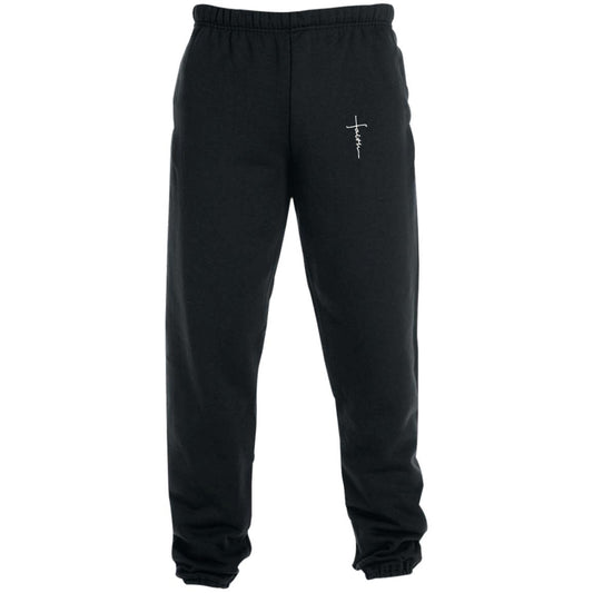 Faith Cross Sweatpants with pockets Apparel