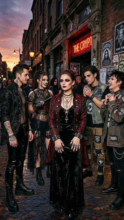 The Aristocrat Brocade Frock Coat | Unisex Gothic & Renaissance Outerwear