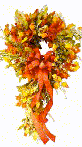 Autumn Harvest Door Wreath