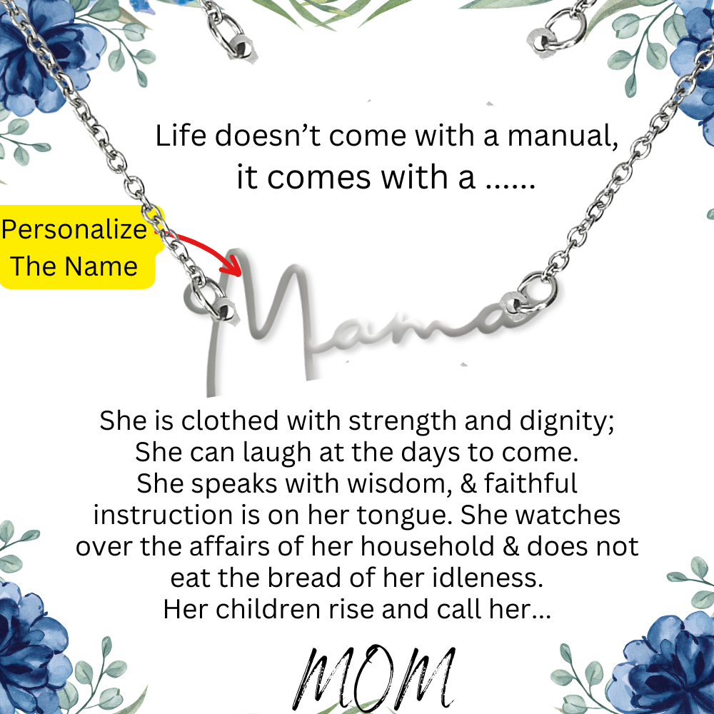 To "Enter Name"  |  Personalized Name Necklace