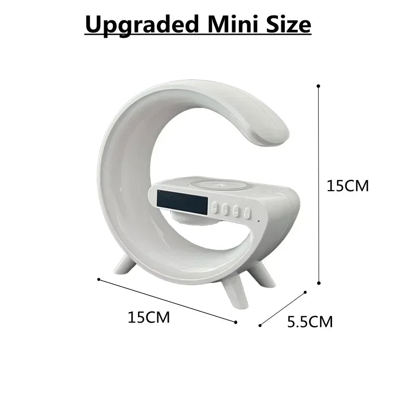 Wireless Fast Charging Dock Station | Speaker | Alarm Clock