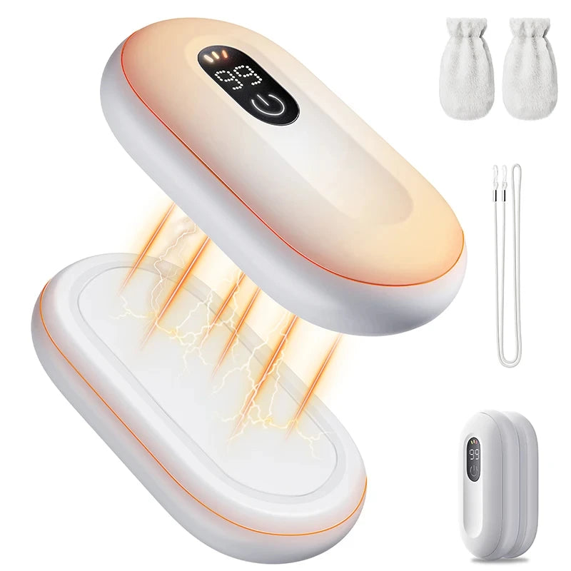 Xiaomi Magnetic Separation Hand Warmer Smart Digital Display With Three Adjustable Temperatures Portable Hand Warmer