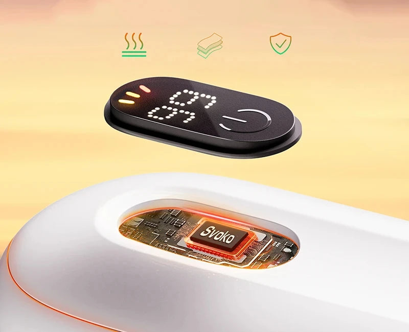 Xiaomi Magnetic Separation Hand Warmer Smart Digital Display With Three Adjustable Temperatures Portable Hand Warmer