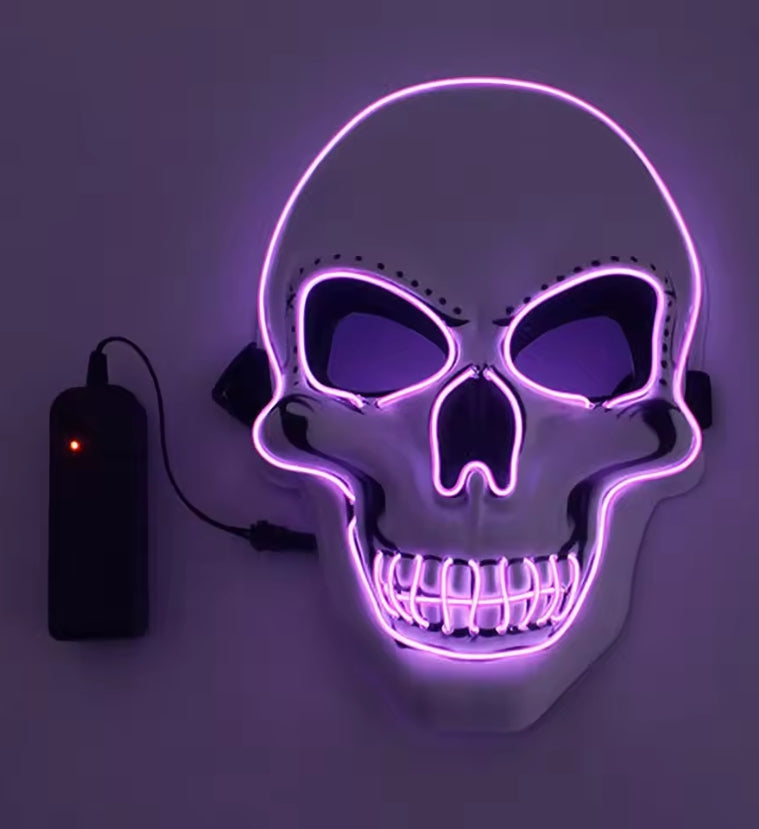 Glow-in-the-Dark | Menacing Skull Mask