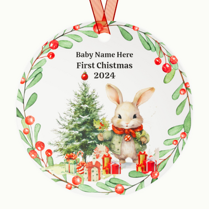 Baby's First Christmas - Personalized Ornament