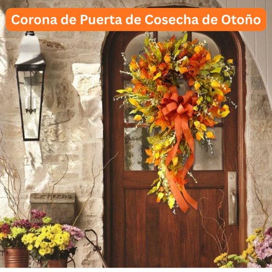 Autumn Harvest Door Wreath