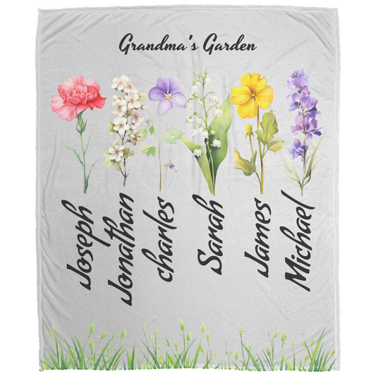 Grandma/Mom/Nana's Cozy Plush Fleece Blanket - 50x60