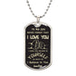 To My Son - Love Dad / Dog Tag Key Chain