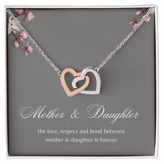 Mother & Daughter | Interlocking Hearts Necklace