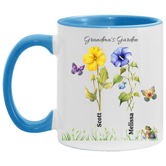 Grandma/Mom/Nana's Garden Coffee Mug | Personalized Birth Flower Mug