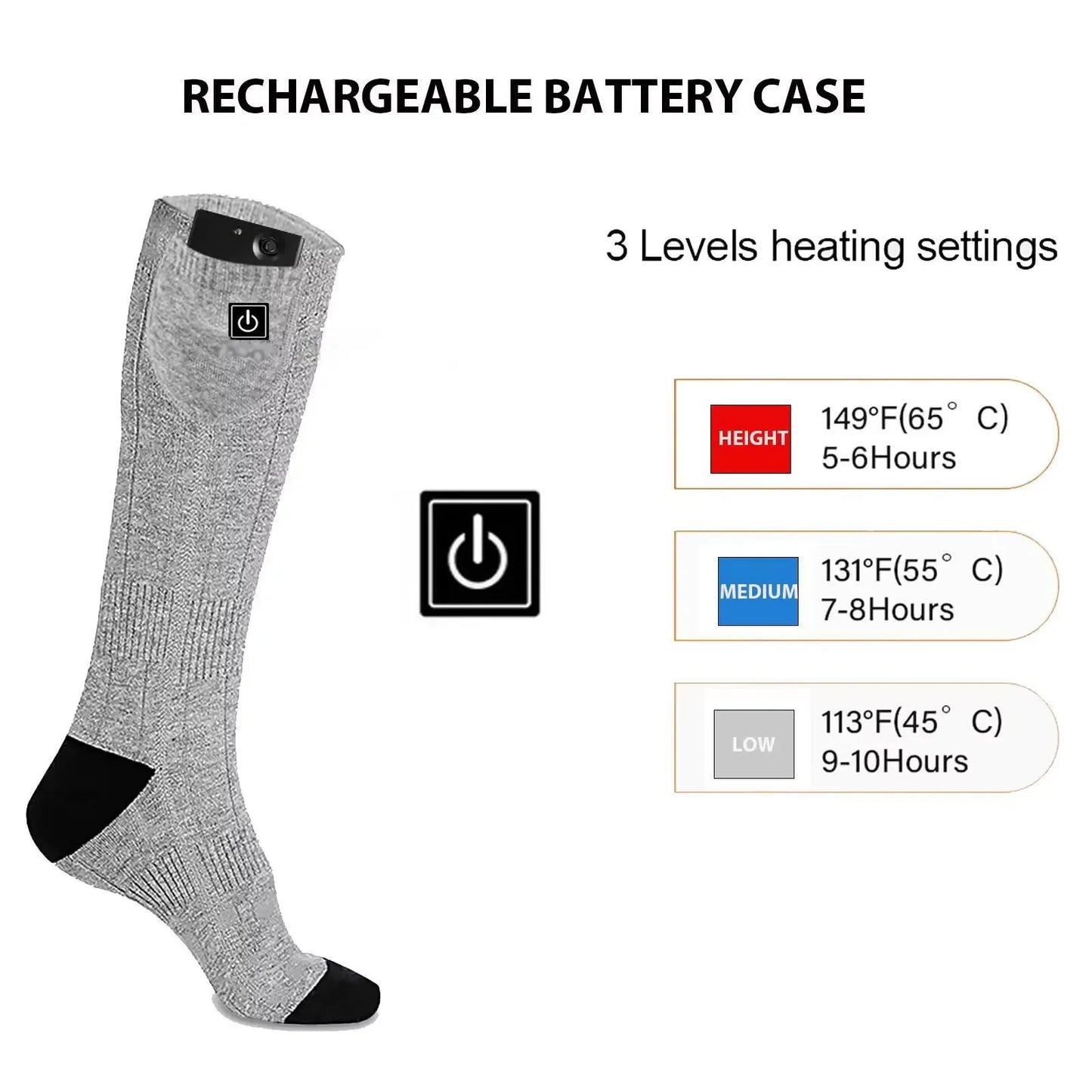 UltraWarm Rechargeable Heated Socks