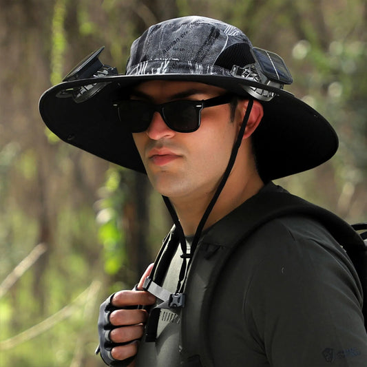 SunChill™ Solar Cooling Hat | Dual Fan • USB Rechargeable • UPF 50+