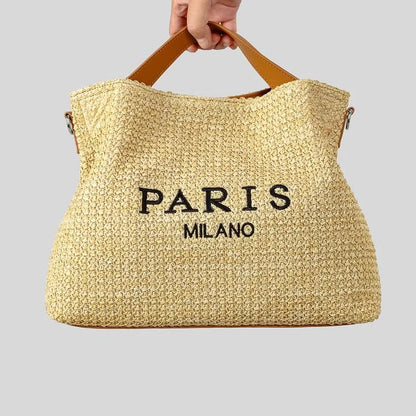 Chic Summer Straw Tote