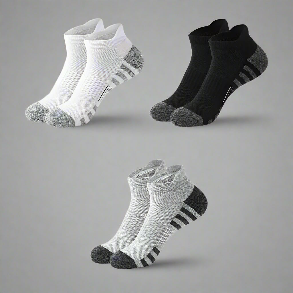 StealthStep™ Lock-Grip No-Show Socks