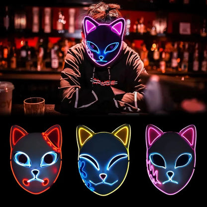 Bad Kitty | LED Haloween/Cosplay Mask