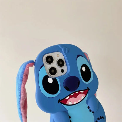 Cartoon Stitch Plush iPhone Case