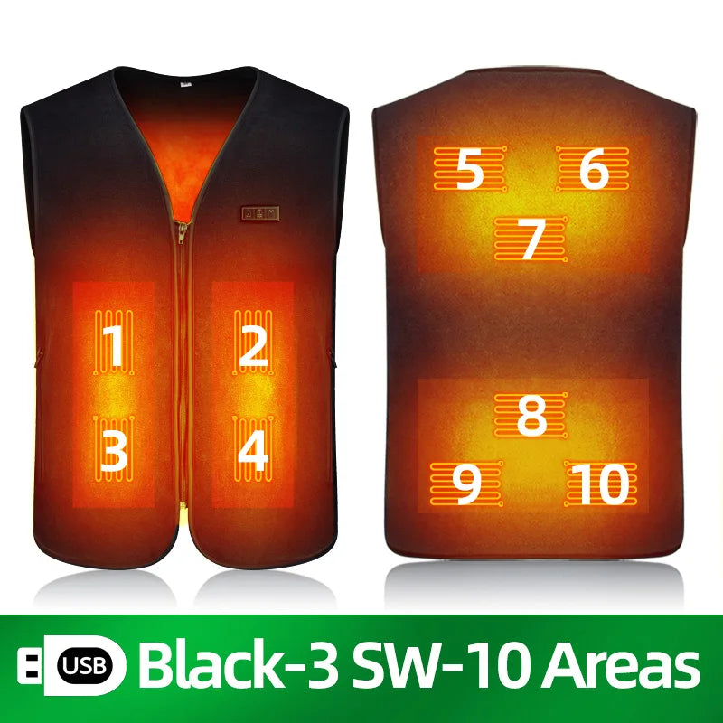 SmartHeat Plush Fleece Vest | USB