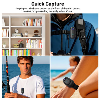 StealthiCam™ | 4K Mini WIFI Action Camera 128GB