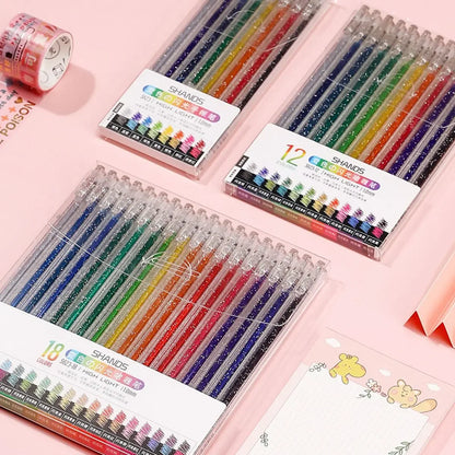 Colorful Glitter Gel Pen Set