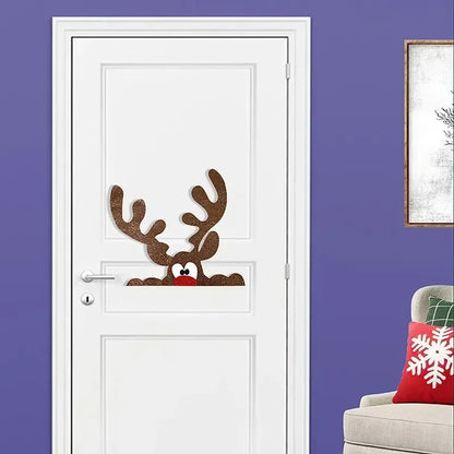 Festive Christmas Door & Window Stickers