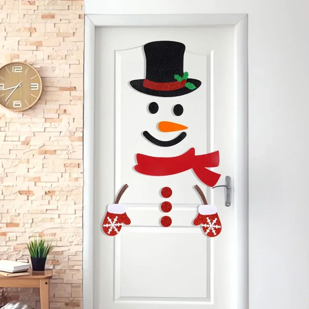 Festive Christmas Door & Window Stickers