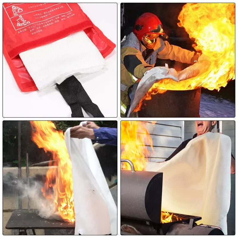 The "BlazeLock" Fire Blanket