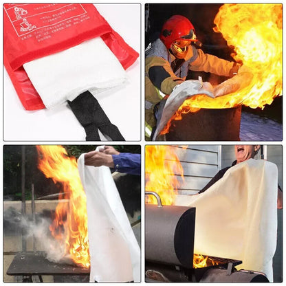 The "BlazeLock" Fire Blanket