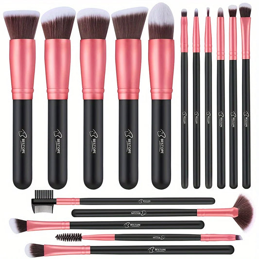 Makeup Brush Set - 16 Pcs Premium