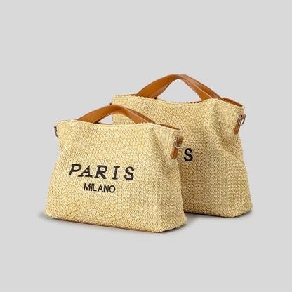 Chic Summer Straw Tote