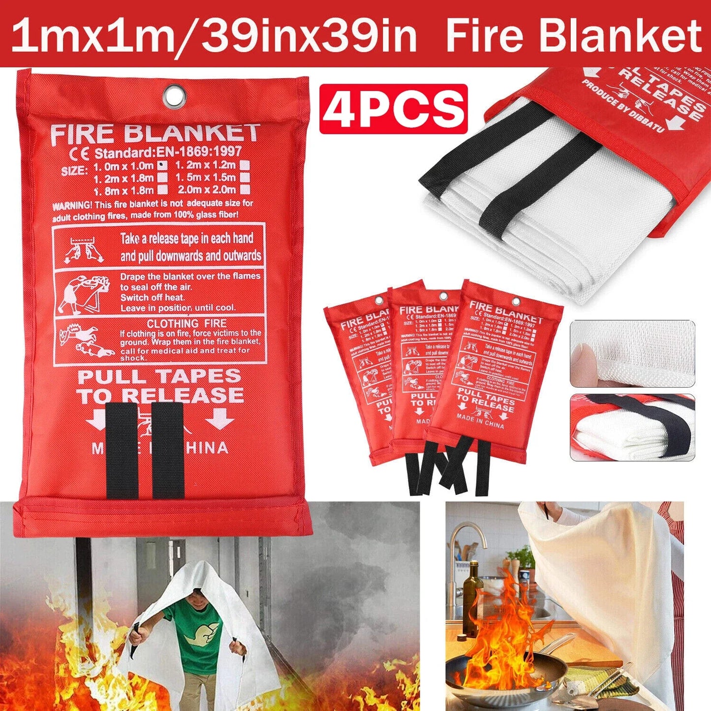 The "BlazeLock" Fire Blanket